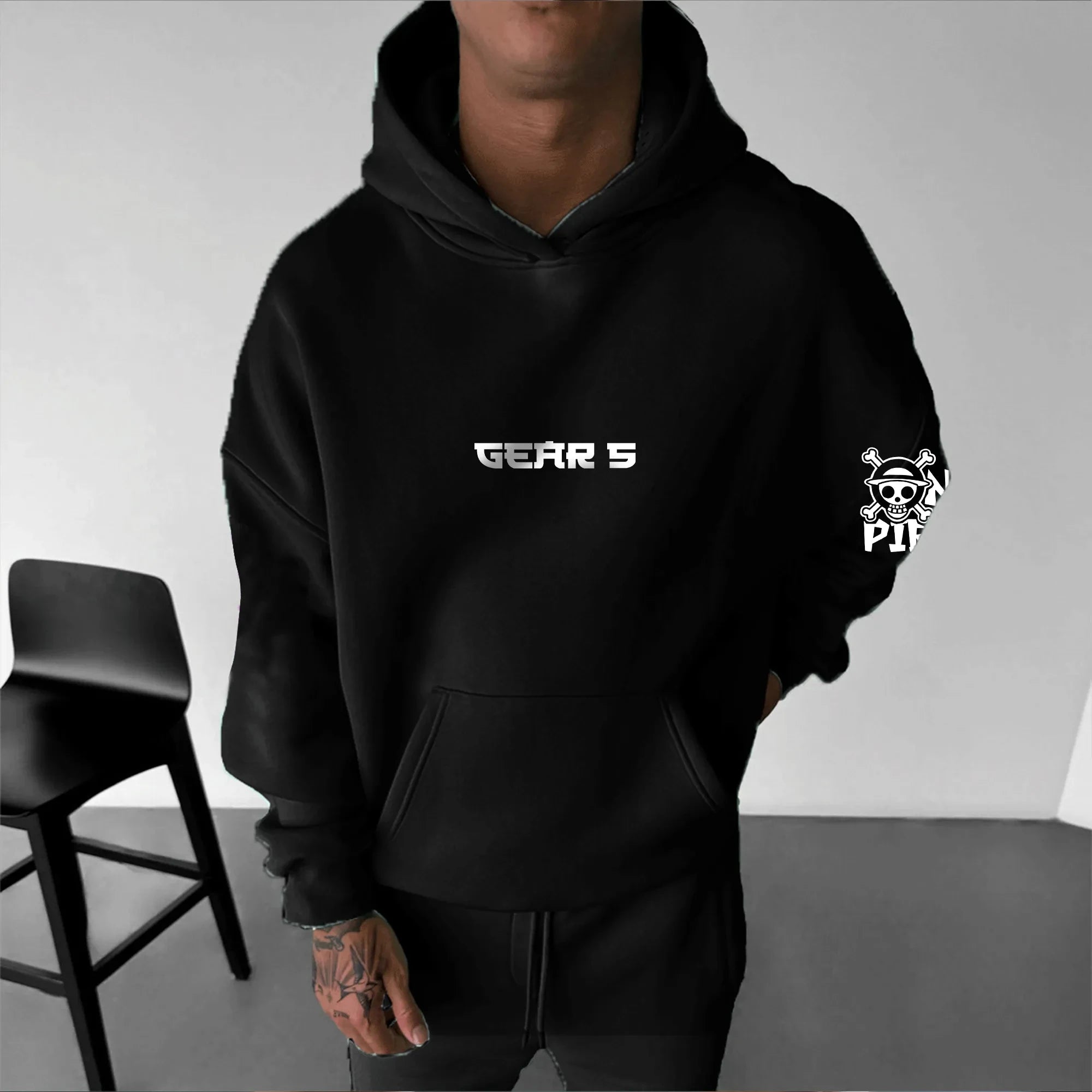 The 2025 Latest ONE PIECE Animation Hoodie in pure cotton, a casual trend sports hoodie for men and women.