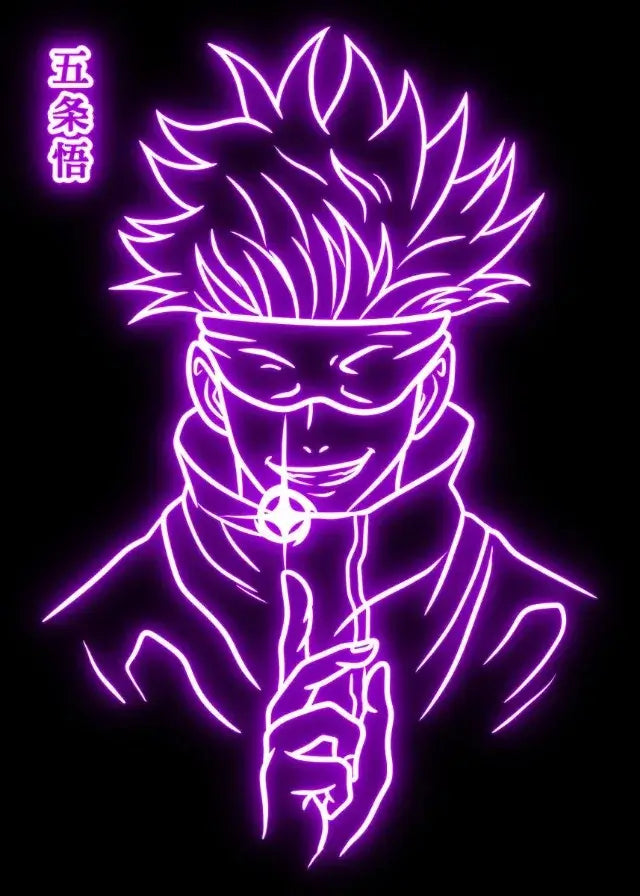 A high-definition Jujutsu Kaisen Poster printed on canvas, featuring a comic-style illustration of Gojo Satoru and Ryomen Sukuna for home wall decoration.