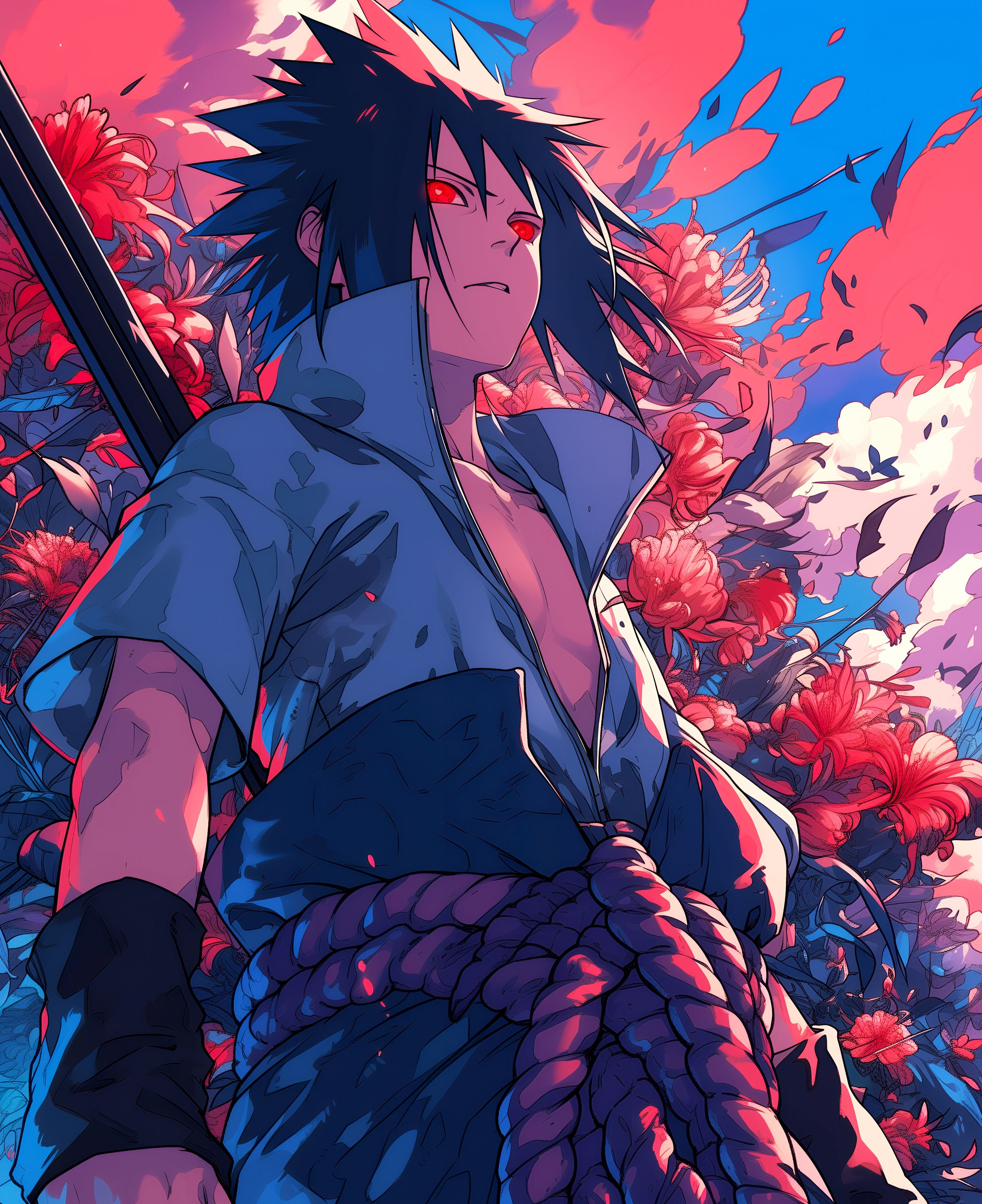 Sasuke Uchiha - Sharingan Power