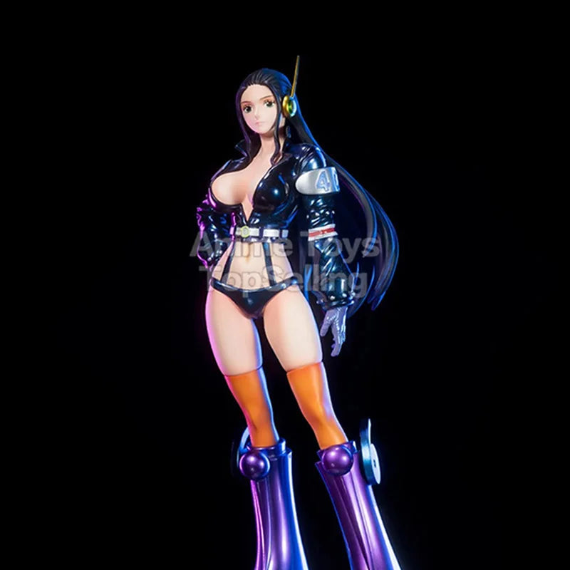 High-quality 26cm One Piece Robin & Nami Figure made of PVC, showcasing Nico Robin and Nami in dynamic poses for anime collection.