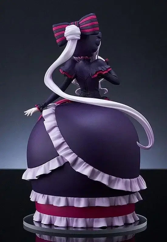 In-stock GSC POP UP PARADE OVERLORD IV anime action figures of Albedo in a black full dress and Shalltear Bloodfallen.