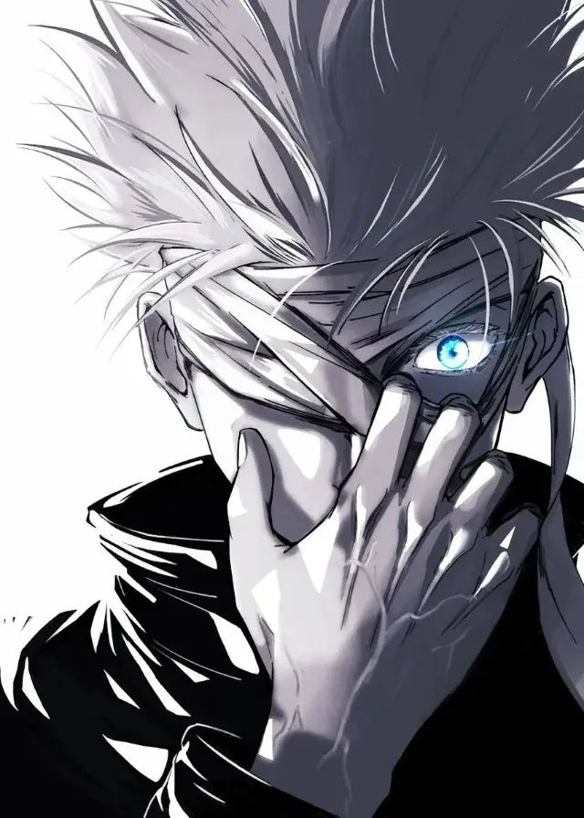 A high-definition Jujutsu Kaisen Poster printed on canvas, featuring a comic-style illustration of Gojo Satoru and Ryomen Sukuna for home wall decoration.