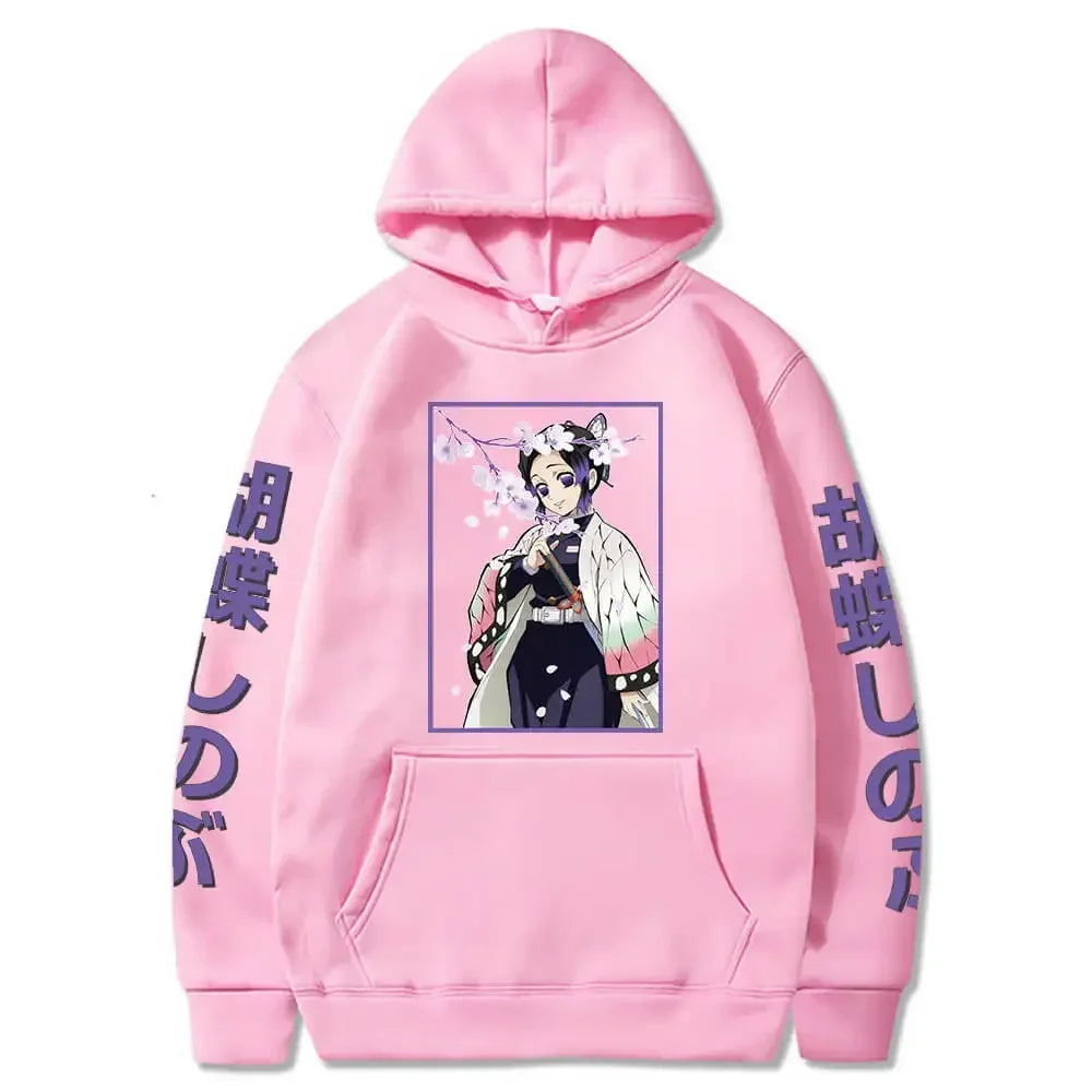 Demon Slayer Kamado Nezuko Oversize Anime Hoodie Streetwear