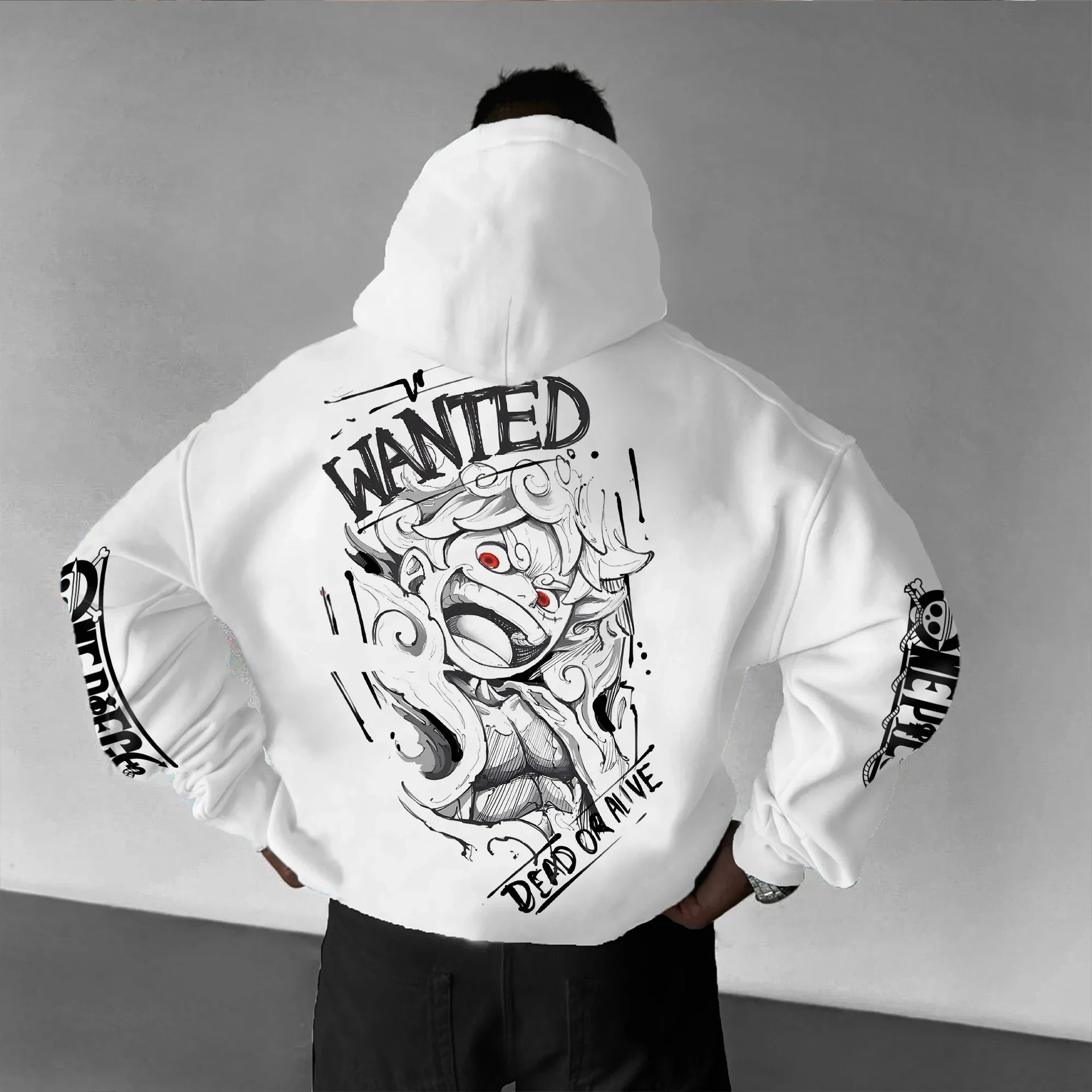 The 2025 Latest ONE PIECE Animation Hoodie in pure cotton, a casual trend sports hoodie for men and women.