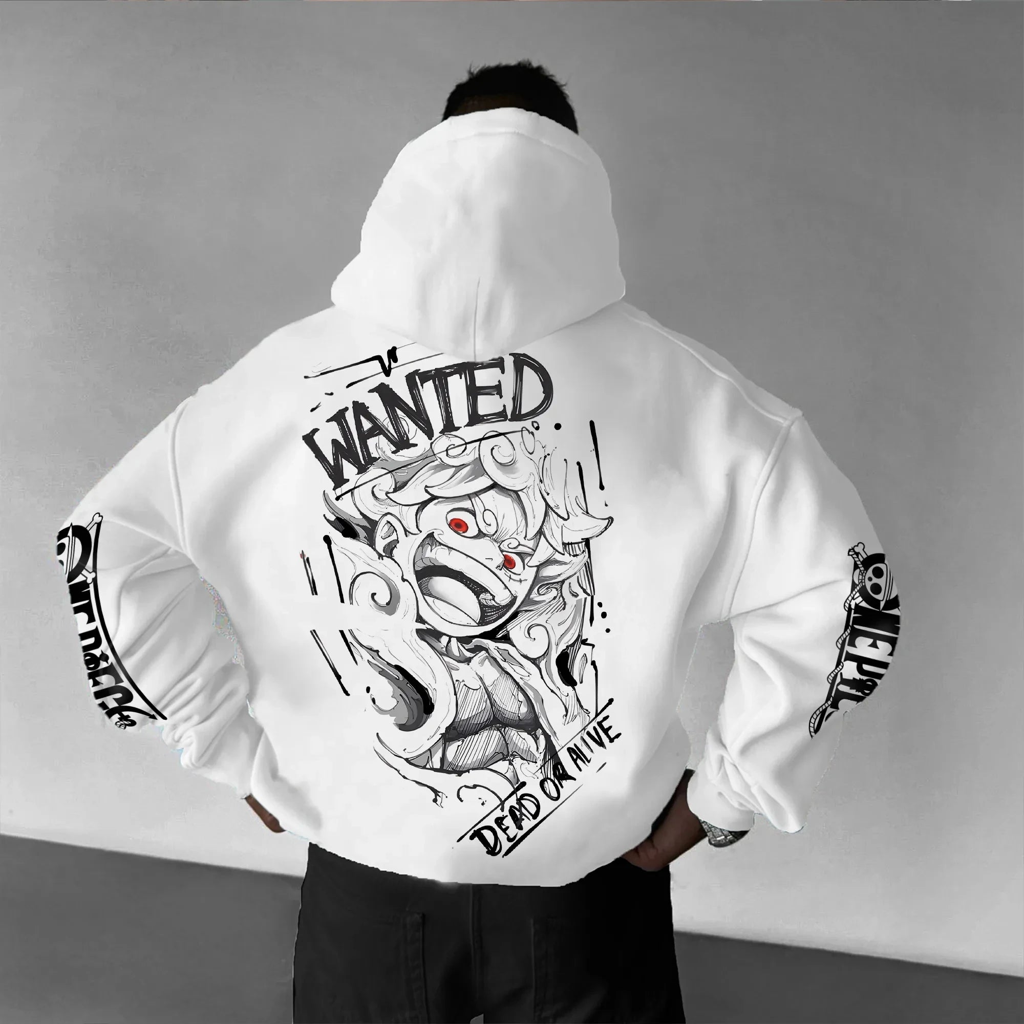The 2025 Latest ONE PIECE Animation Hoodie in pure cotton, a casual trend sports hoodie for men and women.