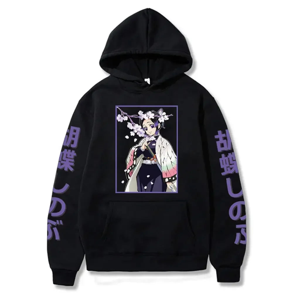 Demon Slayer Kamado Nezuko Oversize Anime Hoodie Streetwear