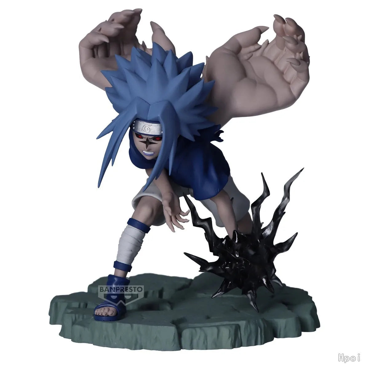 A 100% Genuine Bandai Banpresto Naruto Shippuden Memorable Saga anime figure of Kyuubi Naruto VS Uchiha Sasuke.