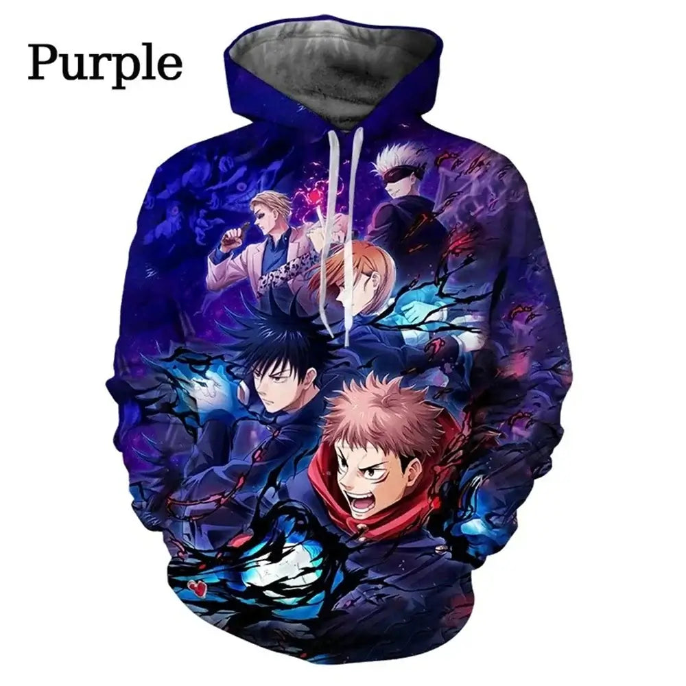 Jujutsu Kaisen Satoru Gojo Hoodie Anime Manga Sweatshirt