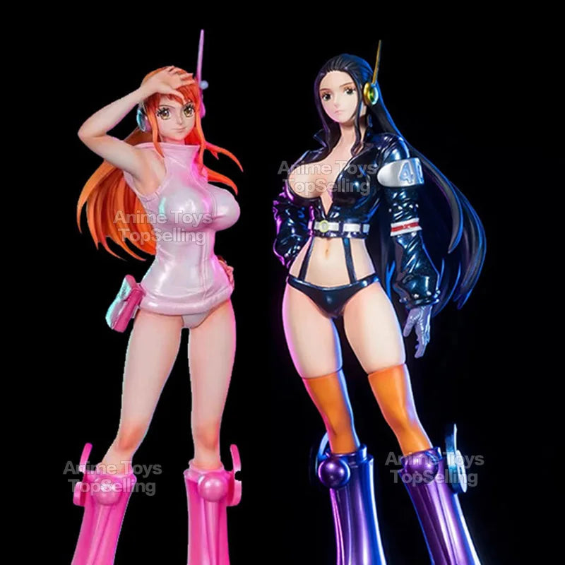 One Piece Robin & Nami Figure: Stunning 26cm anime action statues highlighting the leading ladies in vibrant colors.