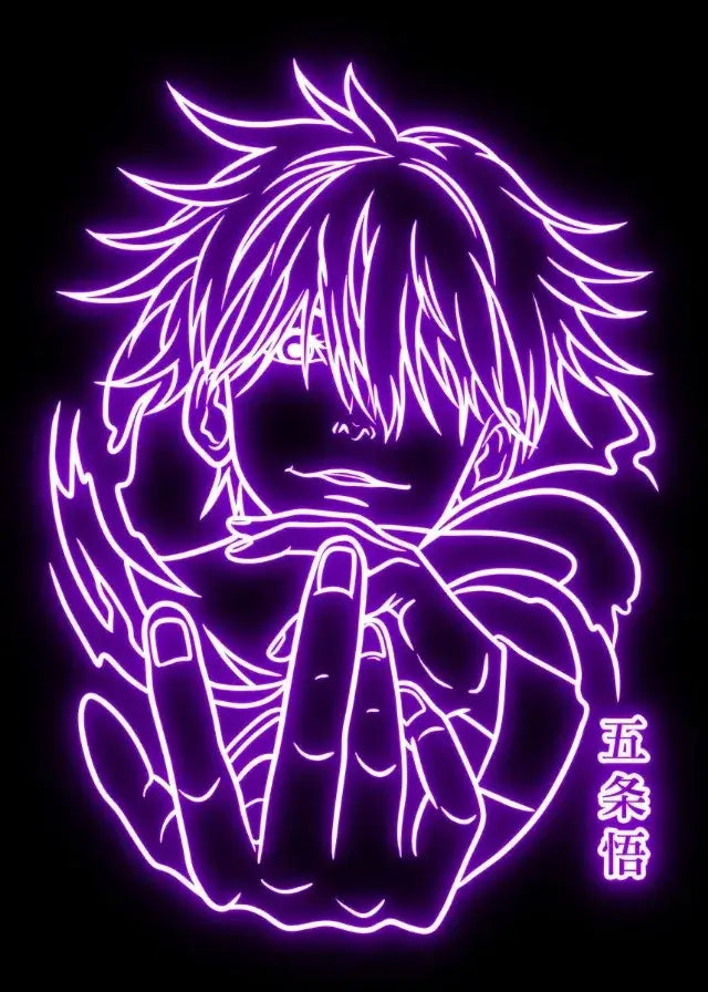 A high-definition Jujutsu Kaisen Poster printed on canvas, featuring a comic-style illustration of Gojo Satoru and Ryomen Sukuna for home wall decoration.