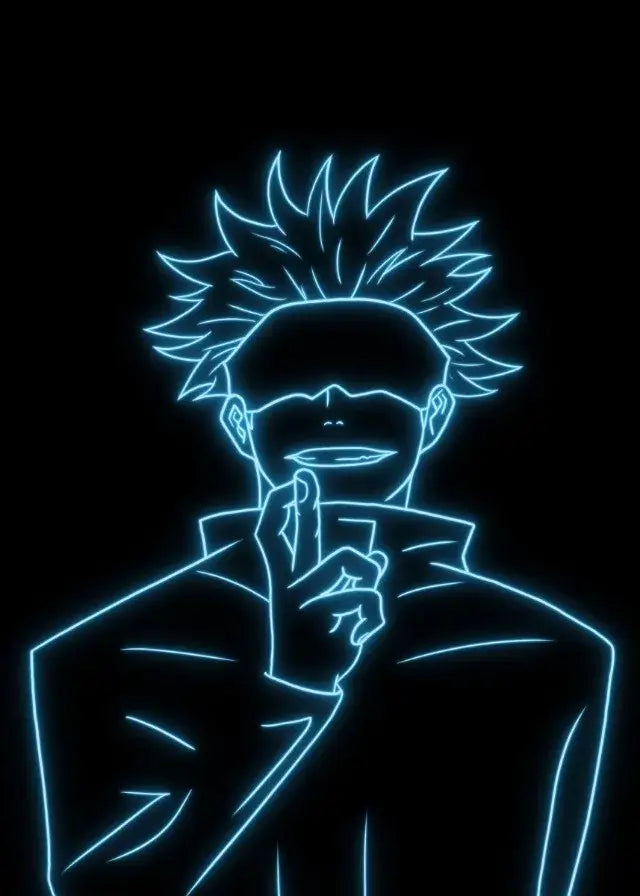 A high-definition Jujutsu Kaisen Poster printed on canvas, featuring a comic-style illustration of Gojo Satoru and Ryomen Sukuna for home wall decoration.