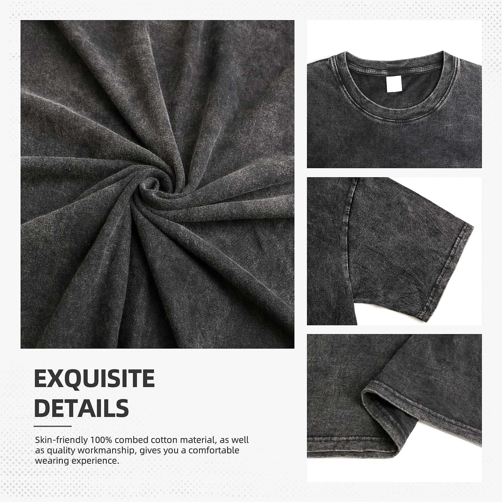 A trendy Solo Leveling Vintage T-shirt featuring a Sung Jinwoo graphic print, designed with a retro washed cotton finish for Harajuku streetwear.