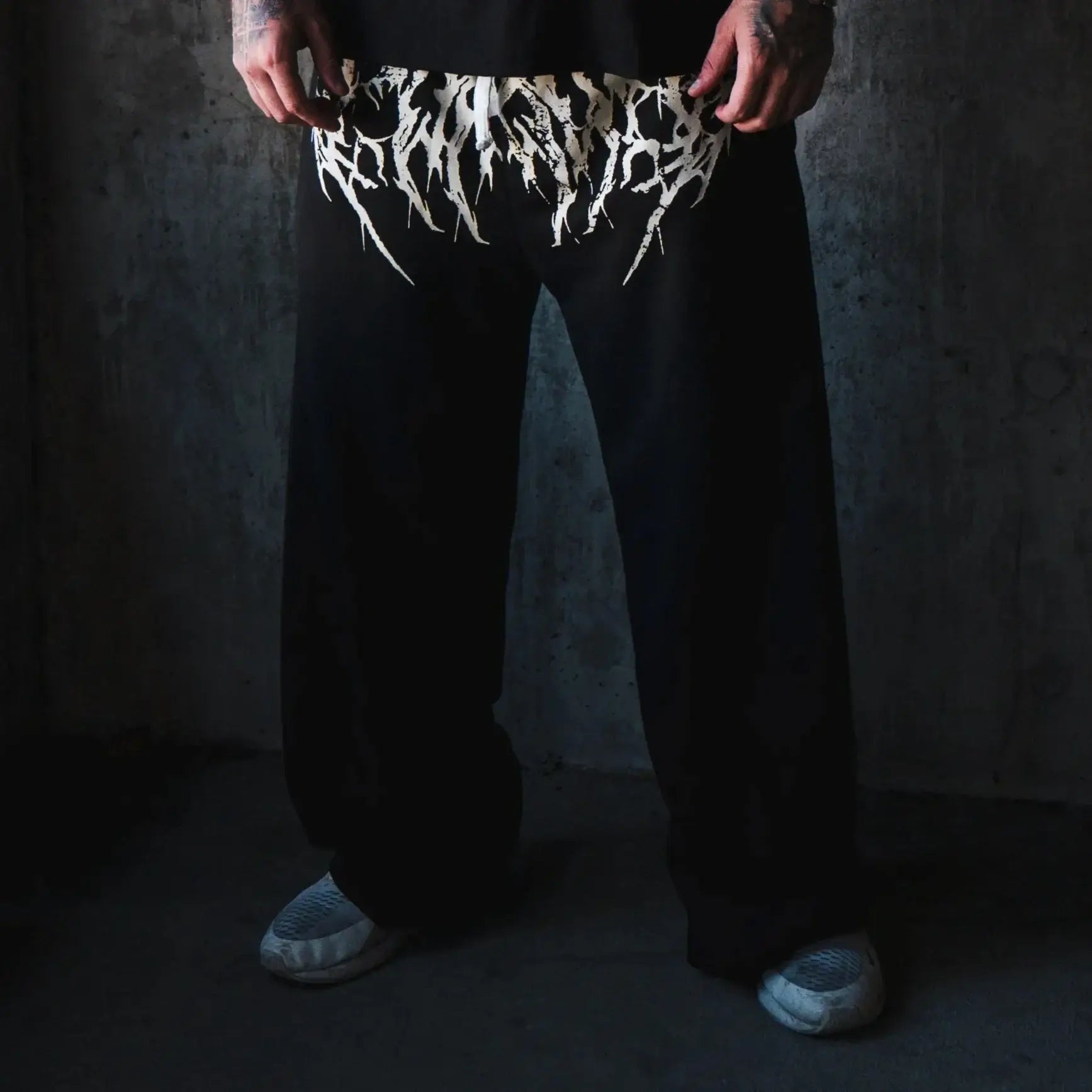 Oversized Cotton Tee Skull Print Unisex Streetwear Gym Top