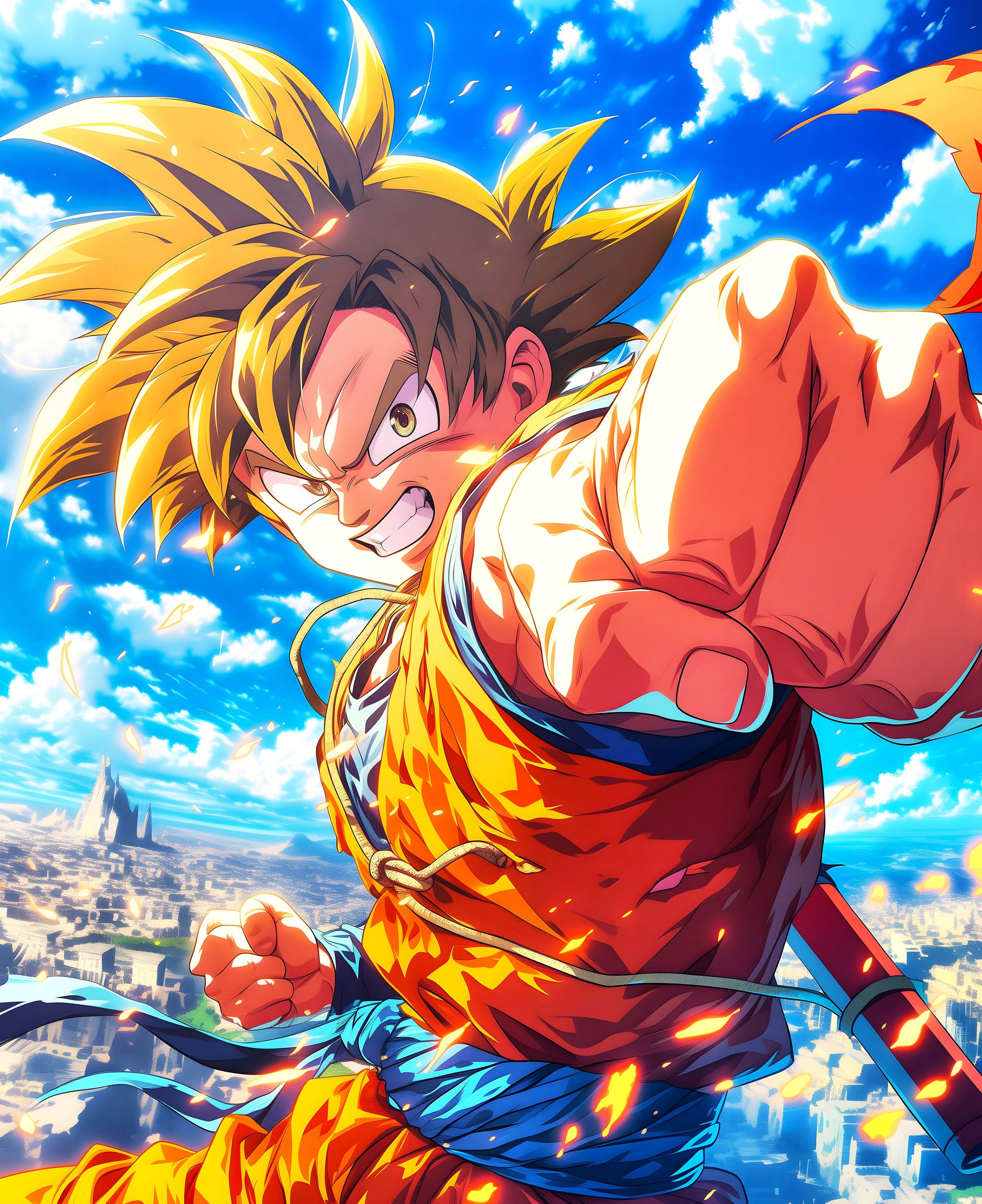 Son Goku: The Saiyan's Might