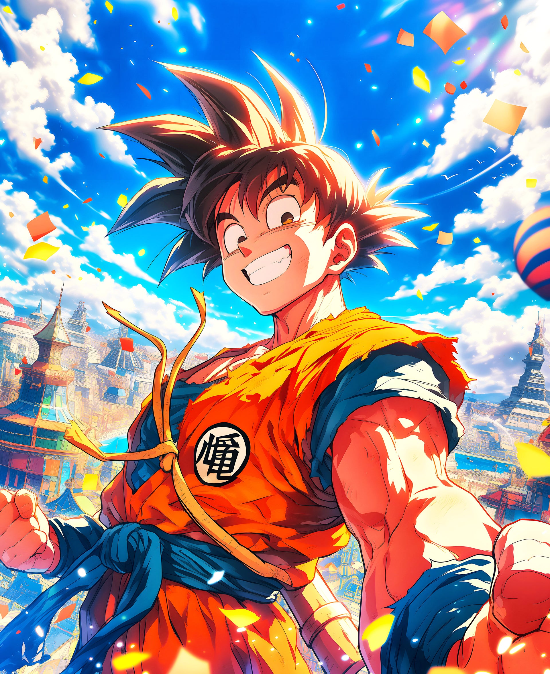 Goku Unleashed: The Saiyan's Power