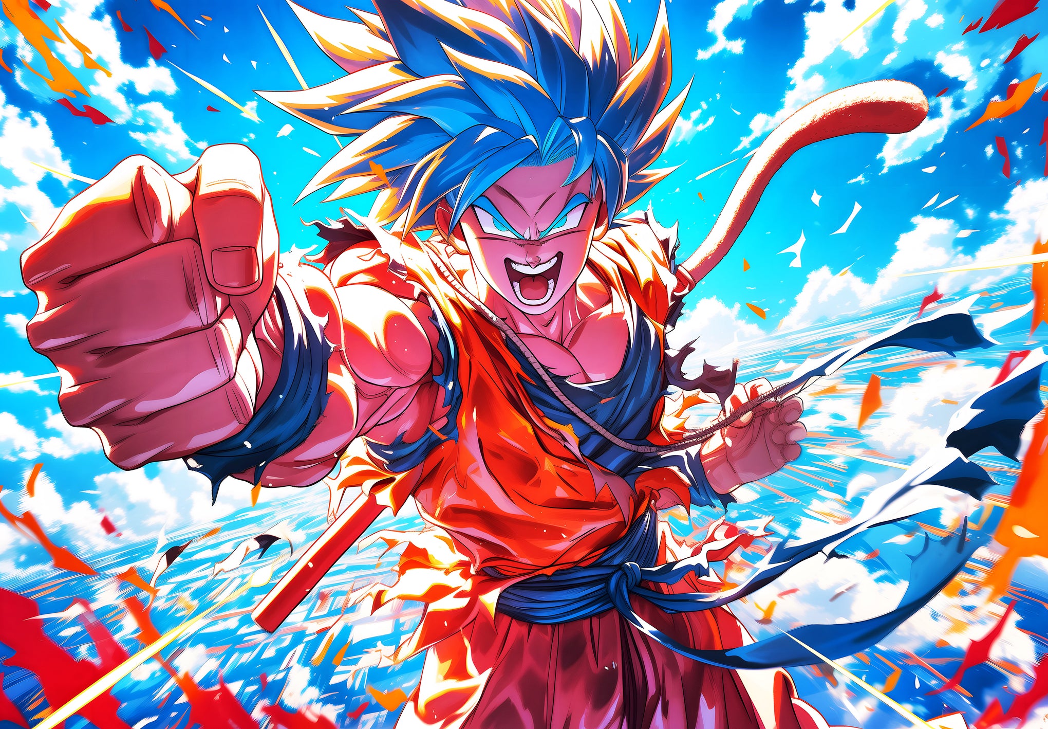 Super Saiyan Son Goku: A Legendary Warrior Unlashed