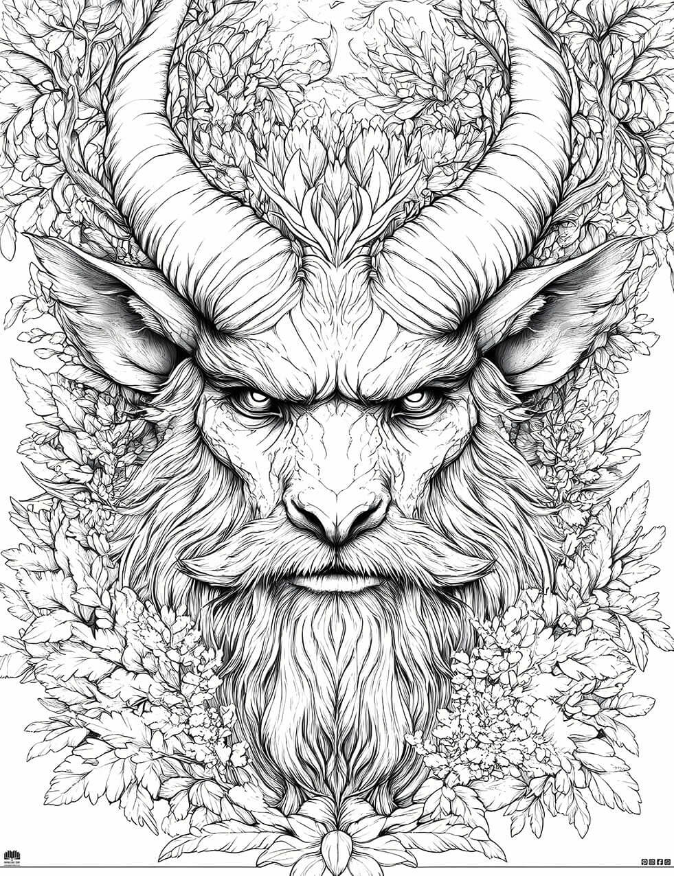 Unleash Your Inner Mythical Artist! 🎨 FREE Coloring Page!
