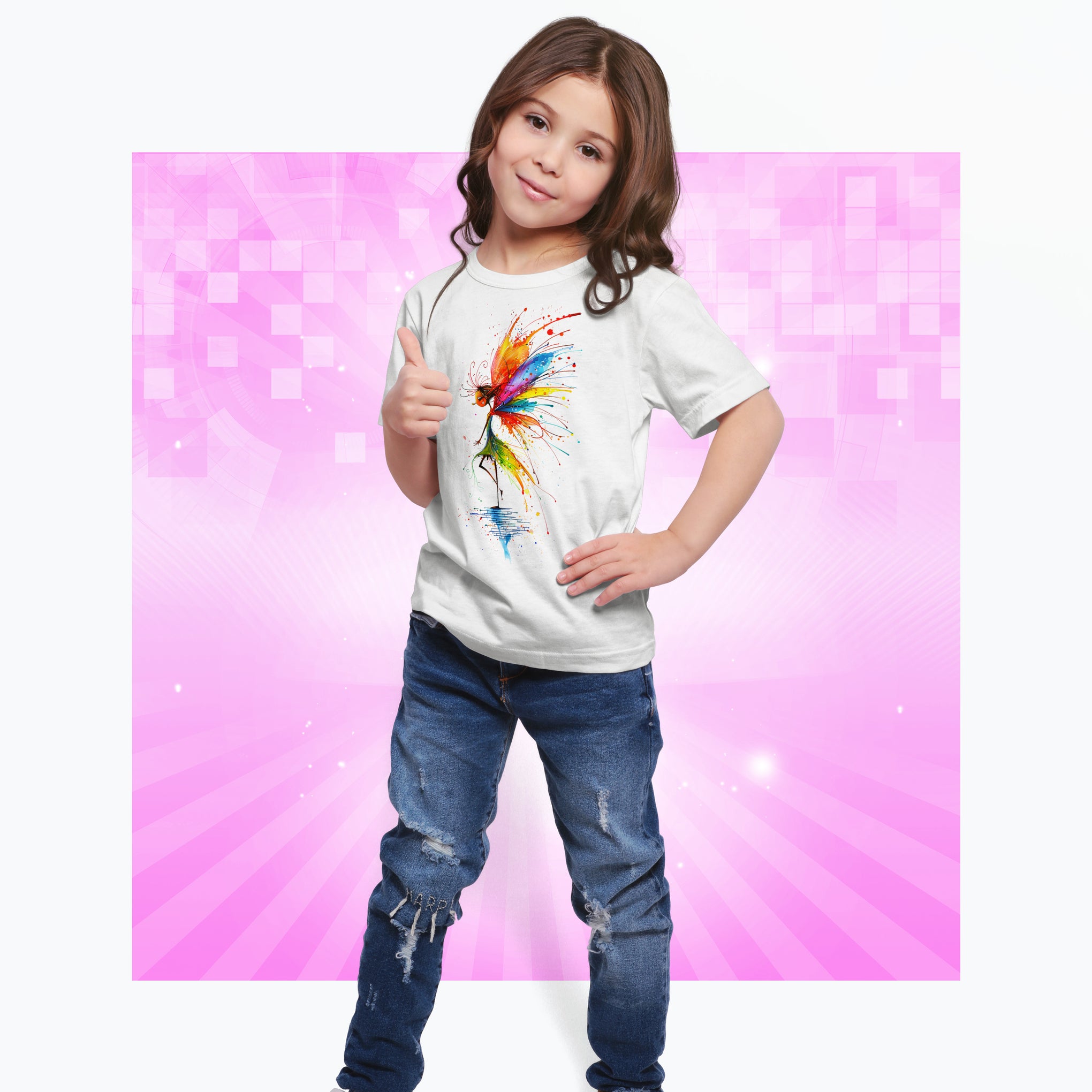 Whimsical Wings Kids T-Shirt | Infinite Visibility