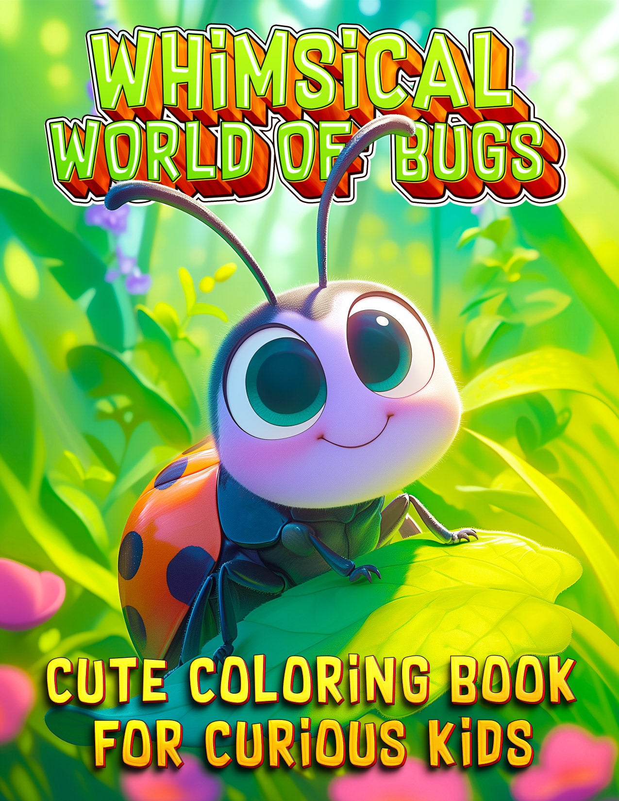 Whimsical World of Bugs: A Vibrant Journey through Nature's Coloring B ...
